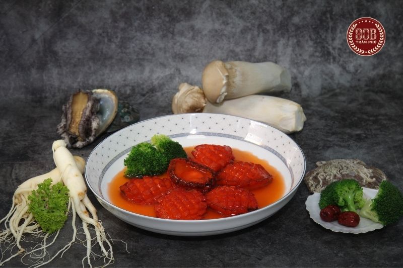 bào ngư sốt hồng sâm