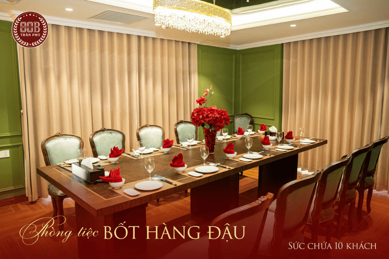 Hệ thống phòng riêng tại 80B Trần Phú: Đỉnh cao không gian tiệc sang trọng và riêng tư