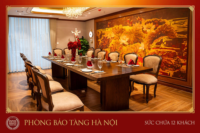 Hệ thống phòng riêng tiếp khách tại Hà Nội sang trọng tại 80B Trần Phú