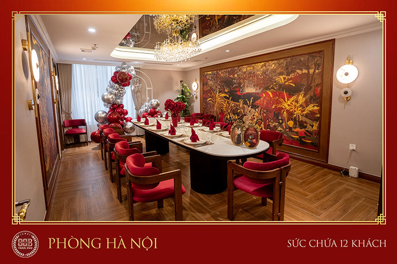 Hệ thống phòng riêng tiếp khách tại Hà Nội sang trọng tại 80B Trần Phú