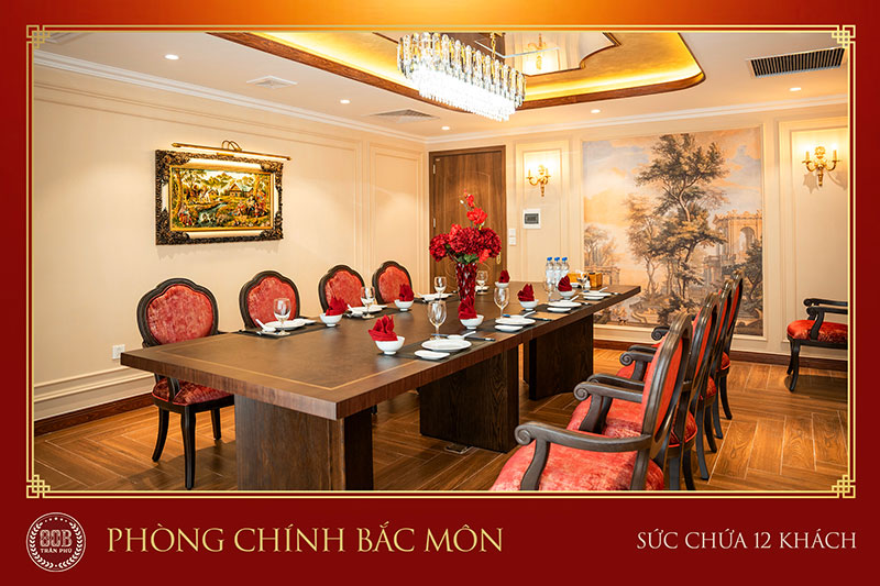 Hệ thống phòng riêng tiếp khách tại Hà Nội sang trọng tại 80B Trần Phú