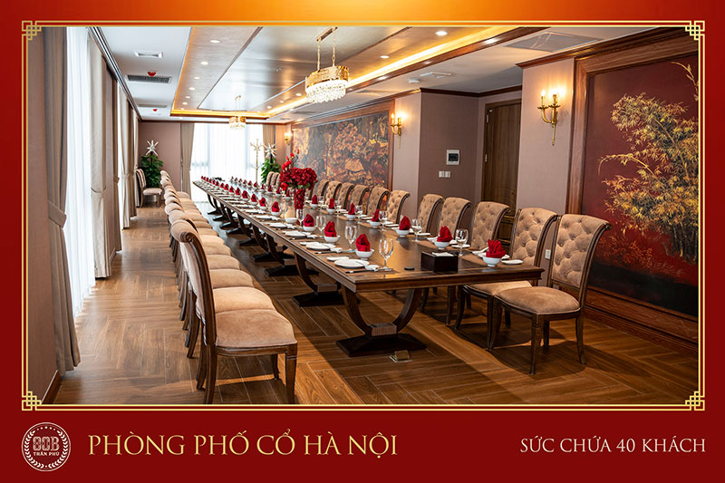 Hệ thống phòng riêng tiếp khách tại Hà Nội sang trọng tại 80B Trần Phú
