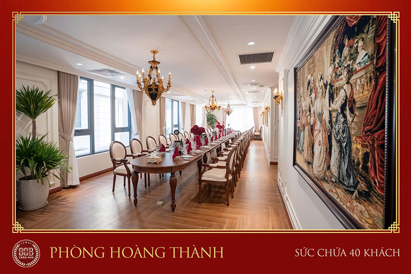 Hệ thống phòng riêng tiếp khách tại Hà Nội sang trọng tại 80B Trần Phú