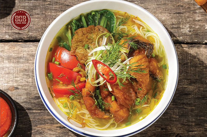Bún cá Hà thành - Thức quà sáng mới tại 80B Trần Phú Restaurant