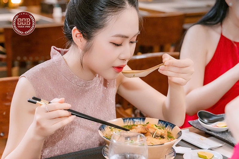 Bún cá Hà thành - Thức quà sáng mới tại 80B Trần Phú Restaurant