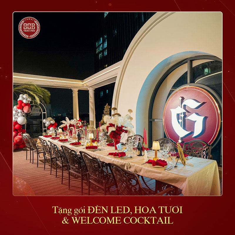 Tiệc tại tầng 7 và 8