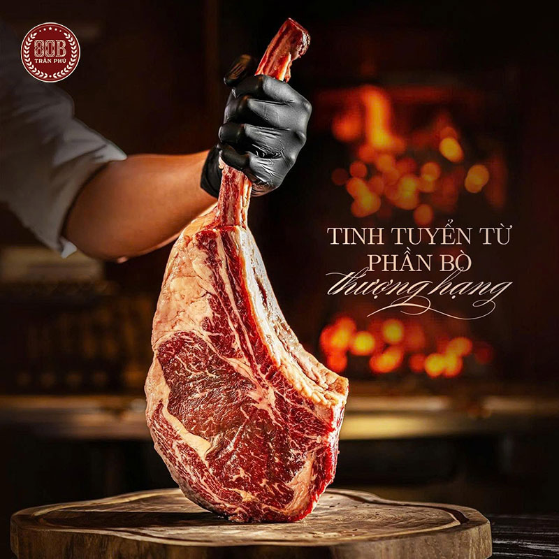 Sườn bò Tomahawk - Dấu ấn cho những bữa tiệc đẳng cấp