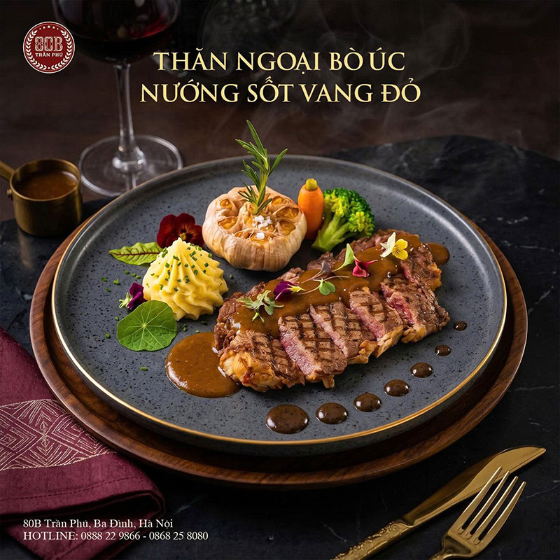 Trải nghiệm Fine Dining - Dấu ấn ẩm thực Âu tại 80B Trần Phú Restaurant